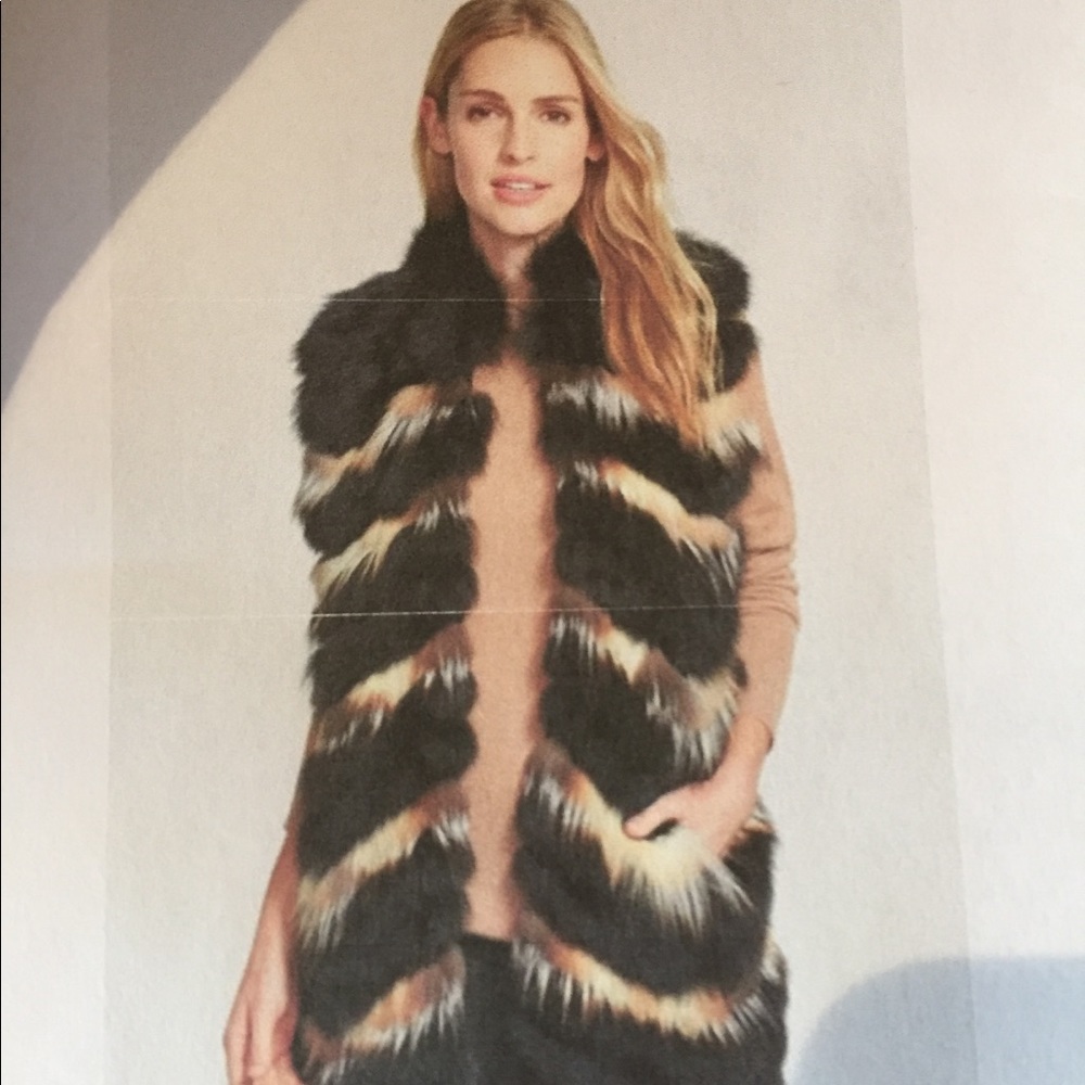 Duane von Furstenberg Fox Fur Vest